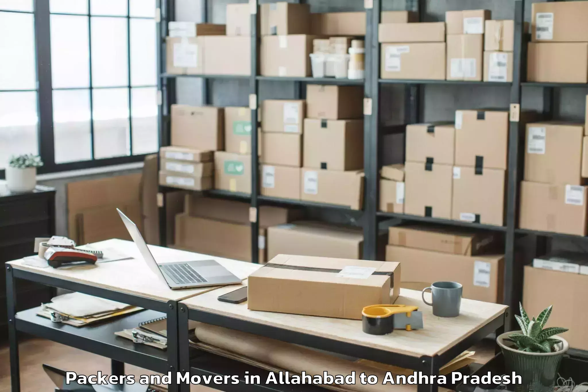 Book Allahabad to Pittalavanipalem Packers And Movers Online